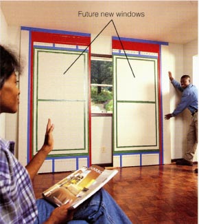 Project planning... It doesn't matter whether you plan your project using graph paper, computer software or life-size models, as shown here—just make sure you plan.